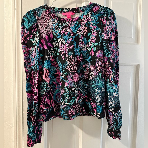 Lilly Pulitzer Twilight Coral sweatshirt - Picture 2 of 3
